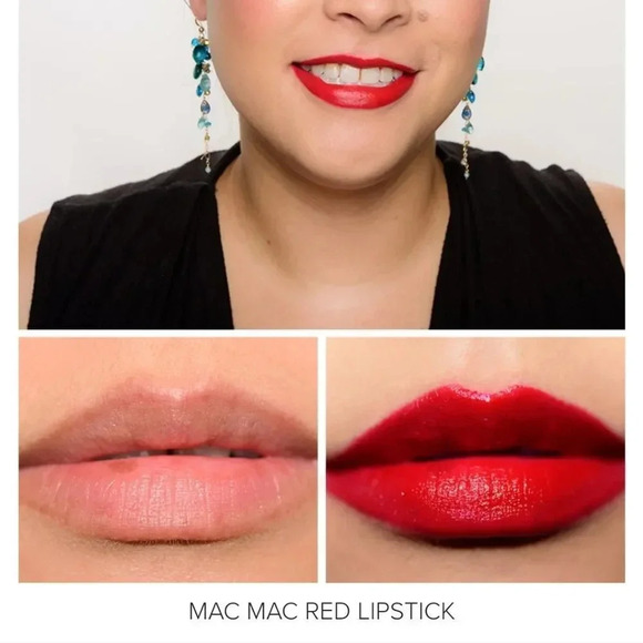 MAC Cosmetics Lipstick Mac Red (Satin) -3g - Picture 1 of 6